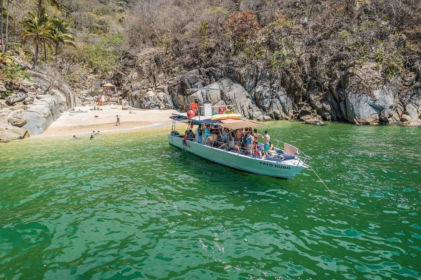 Large Group Boat Charter Puerto Vallarta – Pato Bobo (Up to 25 Passengers)