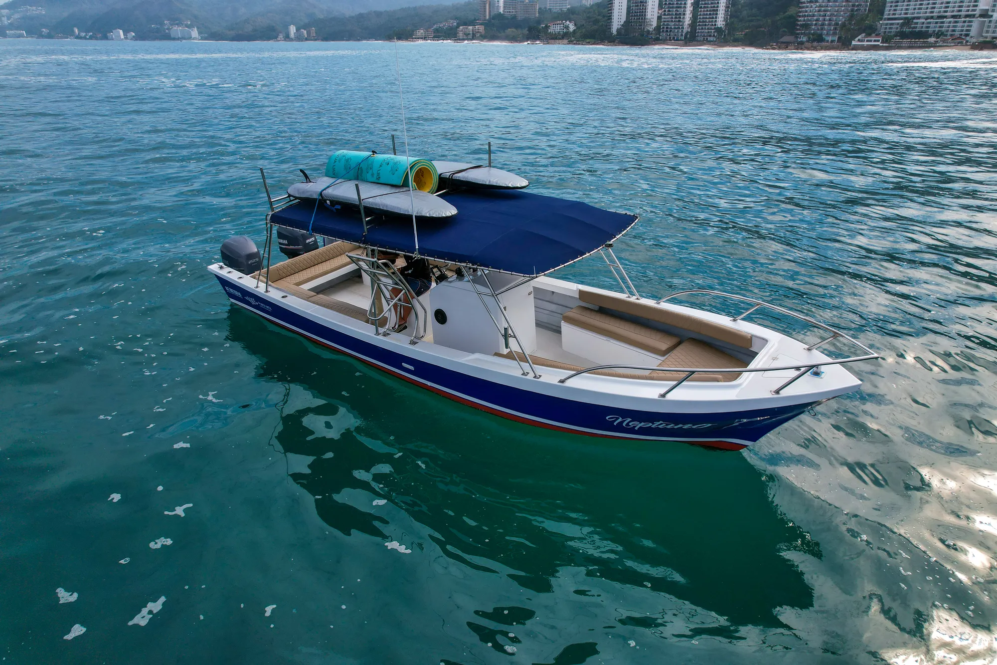 Private Boat Charter Punta Mita – Neptuno 34ft (Snorkel & Sea Day)
