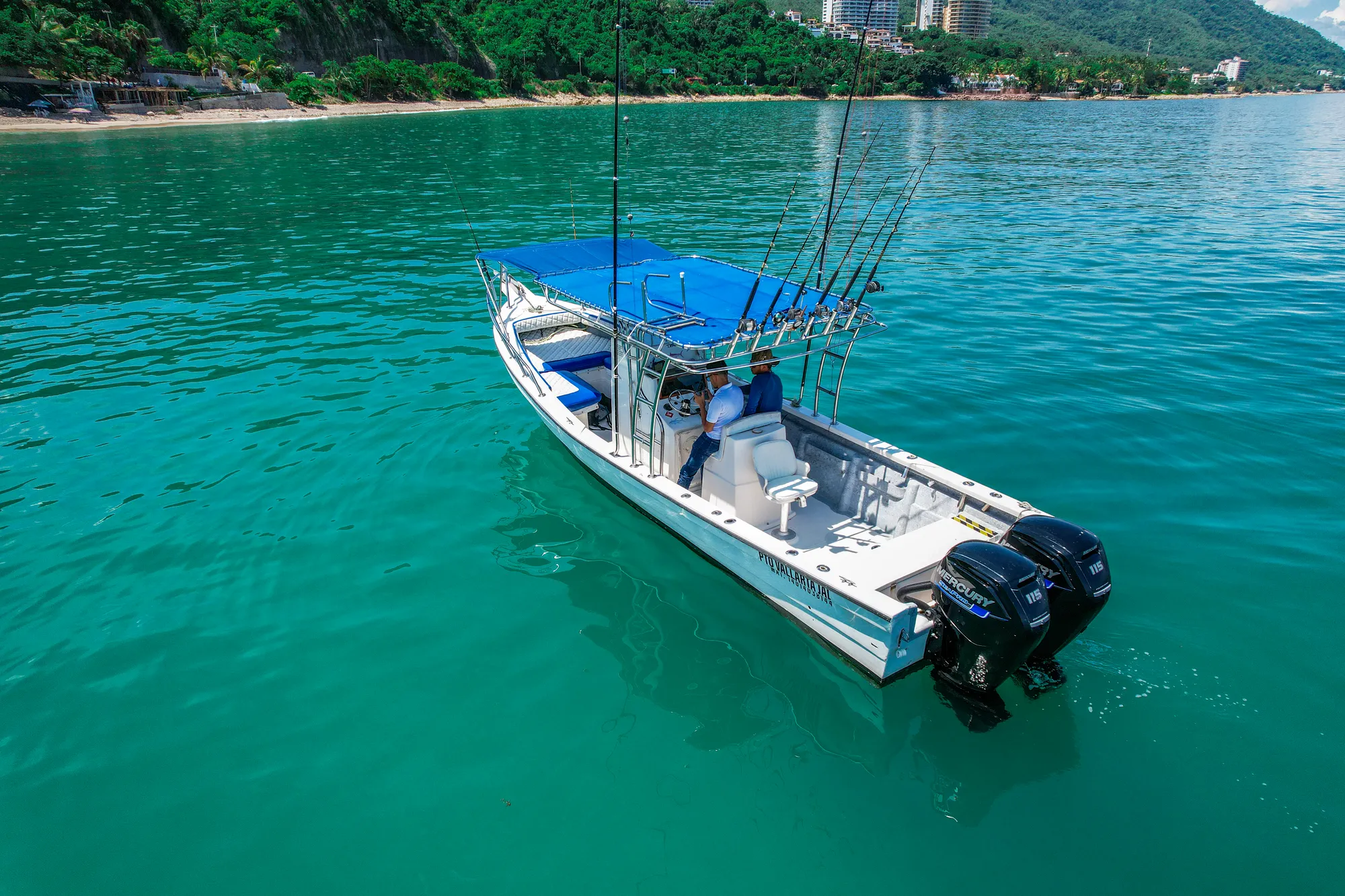 Private Fishing Boat Puerto Vallarta – Super Panga (Hidden Beaches & Sport Fishing) 2